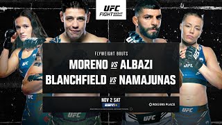 UFC Edmonton Moreno vs Albazi  November 2nd  Fight Promo [upl. by Bekah969]