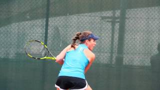 Johanna Konta prepares for the French Open at the National Tennis Centre [upl. by Sivat592]