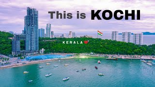 Kochi City  commercial capital of Kerala🌴Cinematic views 🇮🇳 [upl. by Sana]