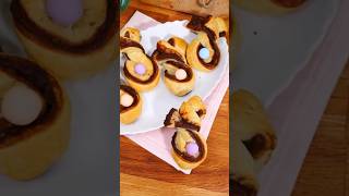 BLÄTTERTEIGHASEN mit NUTELLA® 🍫🐰🩷 droetker rezept ostern [upl. by Sucramal]