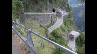 Al Passo dello Splugain Moto Splügenpass  ItalySwitzerland HD [upl. by Robbert]