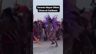 Toronto Mayor Olivia Chow at Caribana [upl. by Ham]