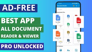 Best All Document Reader amp Viewer App for Android [upl. by Ulane]