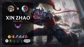 Xin Zhao Mid vs Yone  KR Master Patch 135 [upl. by Obeng]