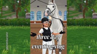 Old storyline Three day eventing vlog Star stable RRP [upl. by Ayotol]