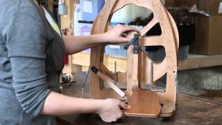 Ashford Joy Folding Wheel Demonstration [upl. by Trahern]