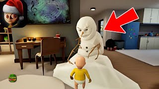 The Baby In Yellow  What Happens if Snowman Chase Us In The House New Update HD [upl. by Eirovi397]