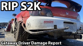 My S2000 WRECKED on TV Discovery Getaway Driver Damage Report [upl. by Eihpos]