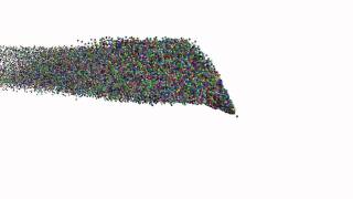 100k Particle system using Python OpenGL [upl. by Fleisher]