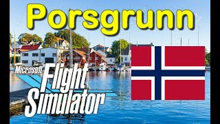 MSFS2020 Norway  Porsgrunn Extension city addon  LINK [upl. by Pinter]