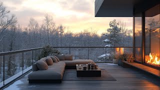 Relaxing Jazz Café Ambience with Smooth Piano Jazz – Winter Lounge Vibes [upl. by Yznel192]