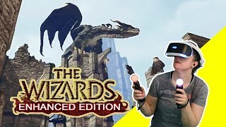 1 The Wizards  Enhanced edition gameplay  PS VR [upl. by Suzi]