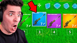 DESAFIO SÓ VALE A NOVA SNIPER DO FORTNITE [upl. by Nikita]