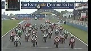 SBK 2001 Donington  gara 2 parte 1 [upl. by Ahsatniuq859]