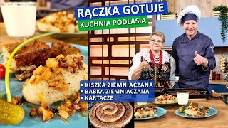 Rączka gotuje K A R T A C Z E  kiszka ziemniaczana babka ziemniaczana [upl. by Nanreik]