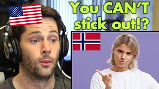 American Reacts to Janteloven in Norway Law of Jante [upl. by Coltin631]