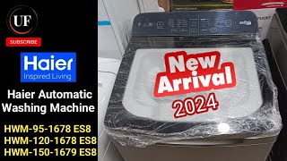 haier automatic washing machine price in 2024  HWM951678 ES8 HWM1201678 ES8  HWM1501679 ES8 [upl. by Judas]