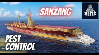 Wows Blitz Sanzang Do we have another Saipan in the house in World of Warships Blitz [upl. by Asiilanna528]