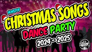 CHRISTMAS SONGS MEDLEY 2024  2025  Nonstop Disco Party Mix  Dj Rowel [upl. by Ashlee]