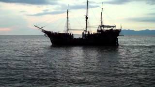 Puerto Vallarta Marigalante Pirate Ship Tour [upl. by Piderit]