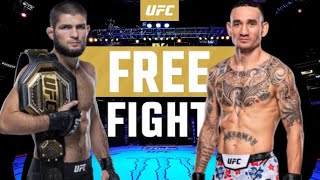 KHABIB NURMAGOMEDOV vs MAX HOLLOWAY  FULL FIGHT  FREE FIGHT  mma ufc [upl. by Hermine]