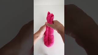 😍 How to Make a Rabbit with a Towel shorts [upl. by Tengler]