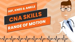 ROM Hip Knee and Ankle CNA Skill Prometric [upl. by Loring991]