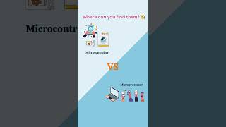 Microcontroller vs microprocessor  Whats the difference [upl. by Sandler]