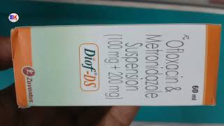 Diof Ds Suspension  Ofloxacin and Metronidazole Suspension  DiofDs Suspension Uses Benefit Dosage [upl. by Egwan]