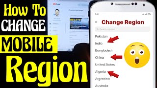 How To Change Region On Android [upl. by Aisercal]