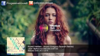 Roald Velden  Hope Gregory Esayan Remix [upl. by Frye]