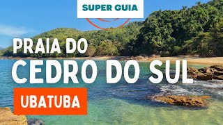 PRAIA DO CEDRO Ubatuba  esta é a incrível Praia do CEDRO DO SUL uma das mais belas de Ubatuba [upl. by Somar]