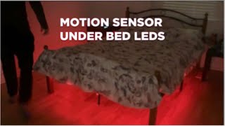 Motion Sensor LED Strip For Under Bed  Arduino [upl. by Mayrim]