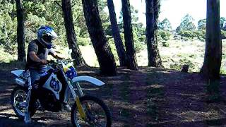 husqvarna 610 te andando [upl. by Arenahs261]