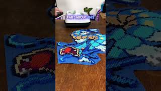 Using Perler Beads to create an INSANE GYARADOS hamabeads perlerbeads pixelart artkalbeads [upl. by Kerek508]