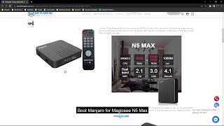 Install Manjaro on Magicsee N5 Max [upl. by Ilenna]