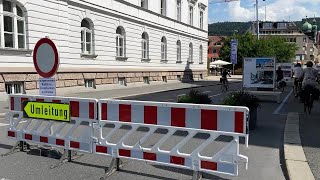 Bregenz Countdown für autofreie Innenstadt läuft [upl. by Nnagrom]