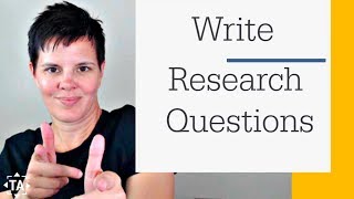 How To Write A Research Question for Case Studies [upl. by Eirojam]