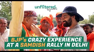 Bigotry 101  BJP’s Crazy Experience at a Samdish Rally in Delhi [upl. by Ttesil]