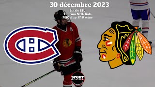 Faits saillants  Match du 30 décembre 2023  Finale Tournoi NHL Kids 18U  Micd up JF Racine [upl. by Gabrielli]