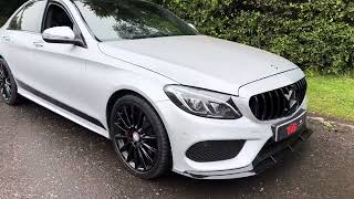 2017 Mercedes C220d AMG Line Premium Night Pack amp C63S Styling on sale at TVS Specialist Cars [upl. by Ademordna850]