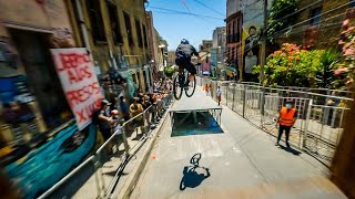 Full FPV Downhill Run with Tomas Slavik  Red Bull Valparaiso Cerro Abajo 2022 [upl. by Kirima299]