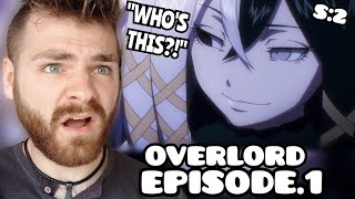 THEY KNOW ABOUT YGGDRASIL  OVERLORD  EPISODE 1  SEASON 2  New Anime Fan  REACTION [upl. by Atsejam]