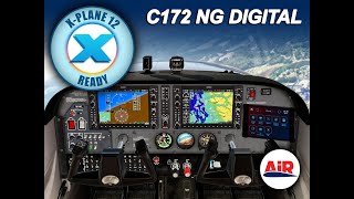 Airfoillabs C172 NG DIGITAL for XPlane 12 [upl. by Ris189]