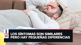 Conoce las diferencias entre resfriado influenza y covid [upl. by Bonine]