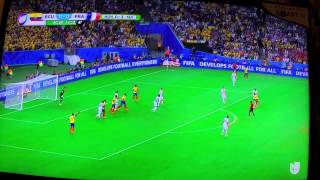 Ecuador vs Francia últimos minutos [upl. by Eelidnarb]