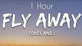 TONES AND I  FLY AWAY Lyrics 1 Hour [upl. by Etteiluj762]