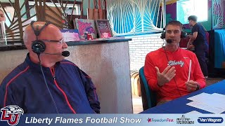 Liberty Flames Football Show 91024 [upl. by Aissatan]