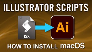 Illustrator Scripts How to Install macOS [upl. by Sanburn]