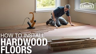 Learn How to Install Hardwood Floors  DIY Projects [upl. by Lenora886]